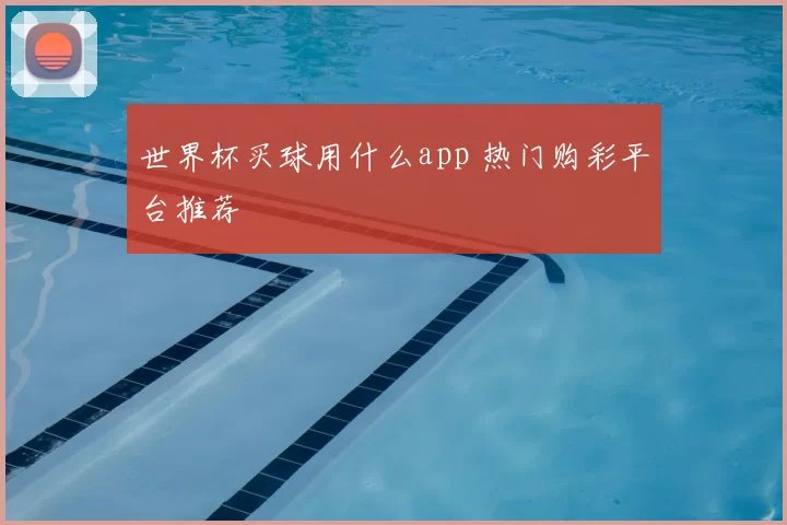 世界杯买球用什么app 热门购彩平台推荐