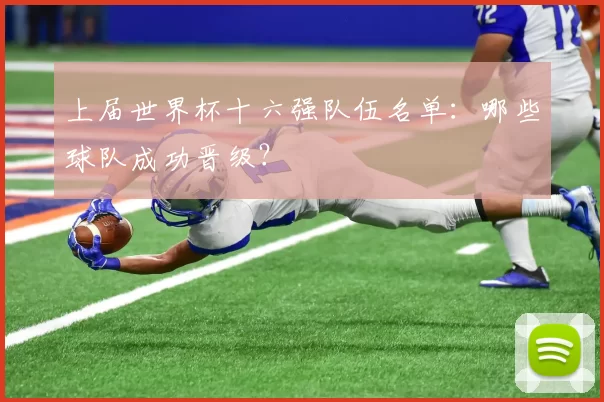 上届世界杯十六强队伍名单：哪些球队成功晋级？