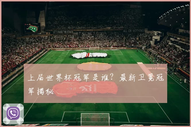上届世界杯冠军是谁?最新卫冕冠军揭秘